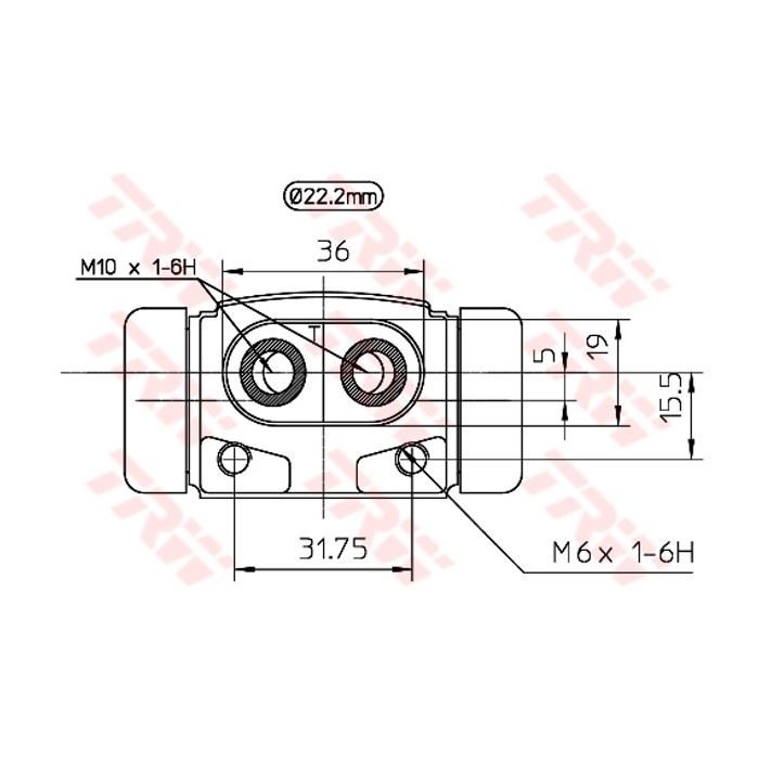 TRW Radbremszylinder BWH241