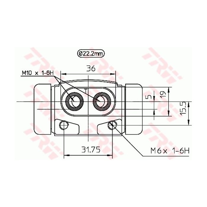 TRW Radbremszylinder BWH241