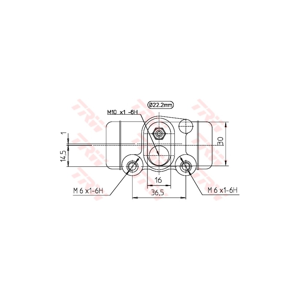 TRW Radbremszylinder BWH298