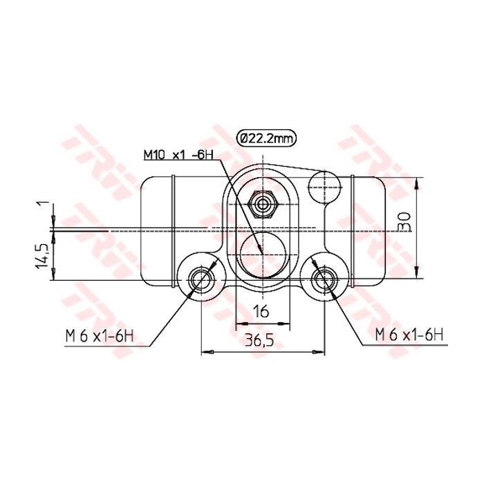 TRW Radbremszylinder BWH298