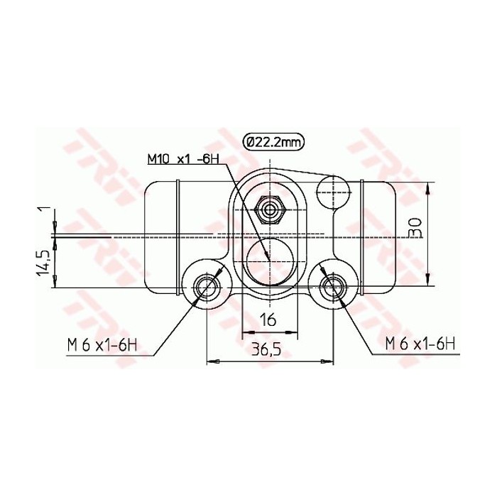 TRW Radbremszylinder BWH298