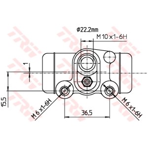 TRW Radbremszylinder BWH300