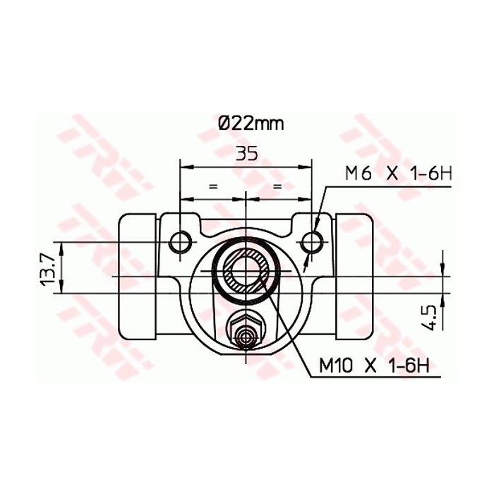 TRW Radbremszylinder BWH375