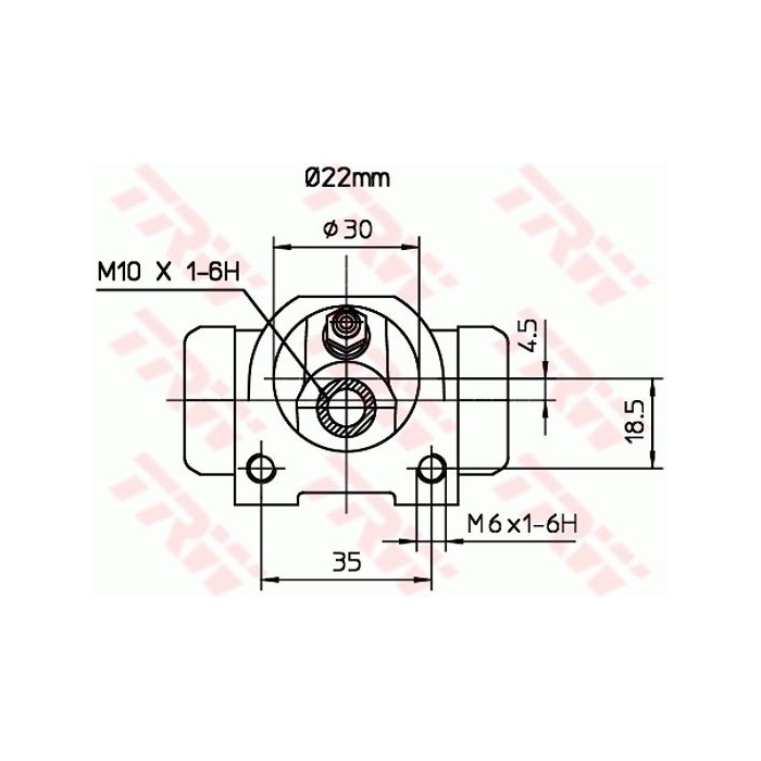 TRW Radbremszylinder BWH376