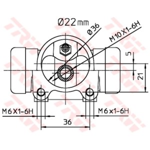 TRW Radbremszylinder BWH381