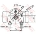 TRW Radbremszylinder BWH381