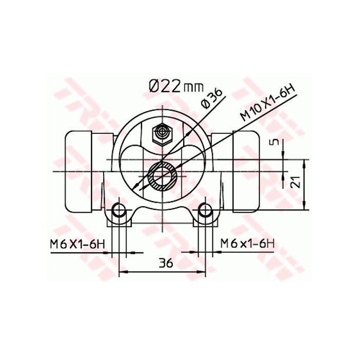 TRW Radbremszylinder BWH381