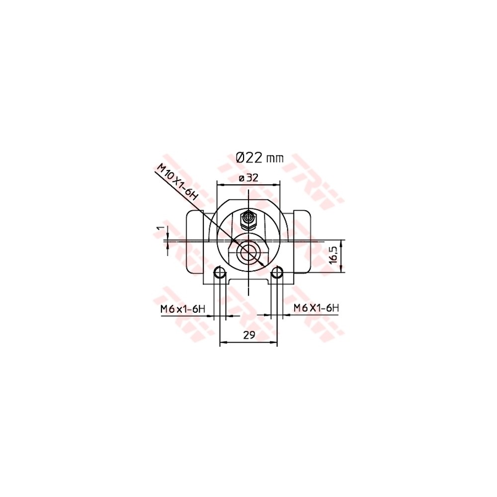 TRW Radbremszylinder BWH391