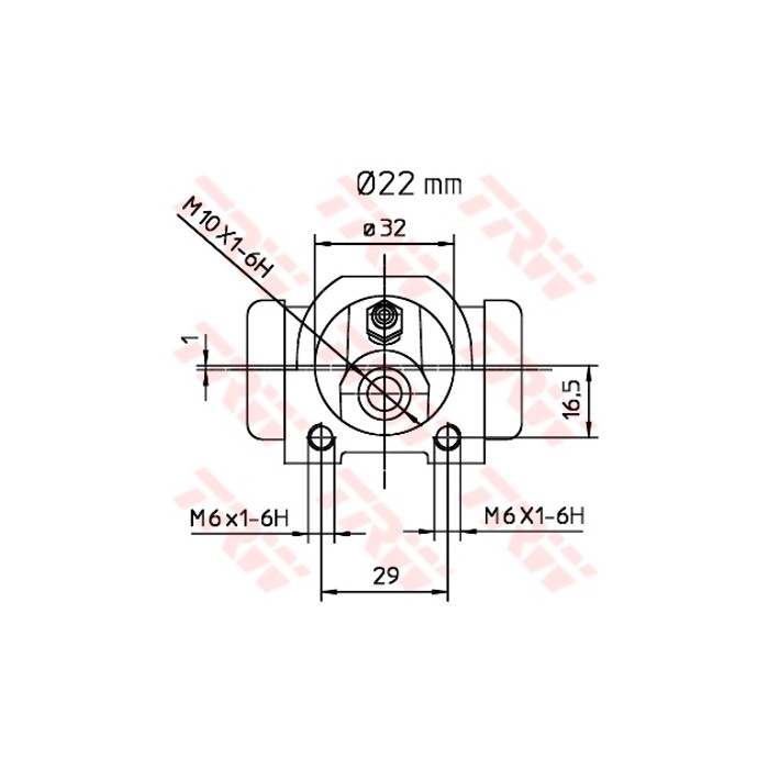 TRW Radbremszylinder BWH391