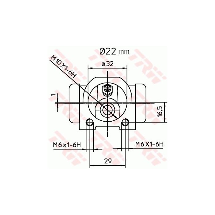 TRW Radbremszylinder BWH391
