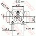 TRW Radbremszylinder BWH391