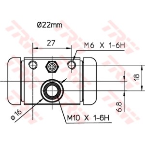 TRW Radbremszylinder BWH394