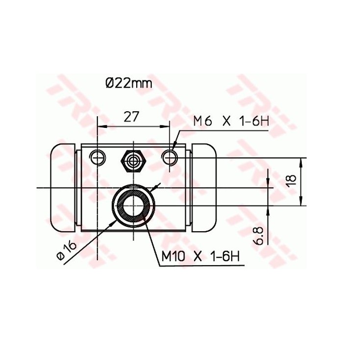TRW Radbremszylinder BWH394