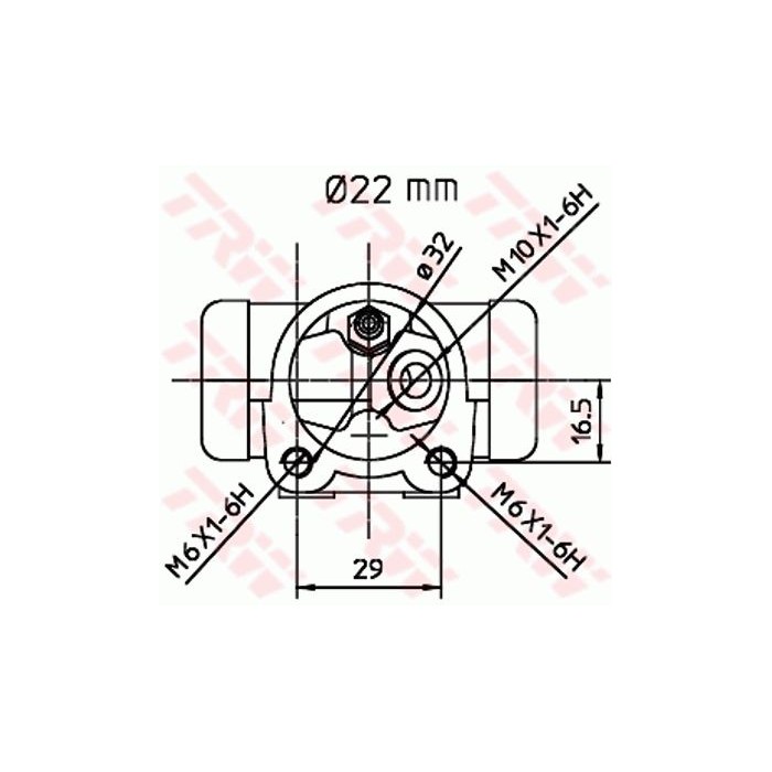 TRW Radbremszylinder BWH395