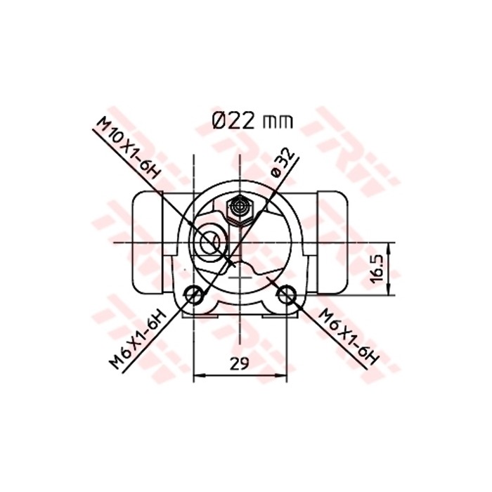 TRW Radbremszylinder BWH396