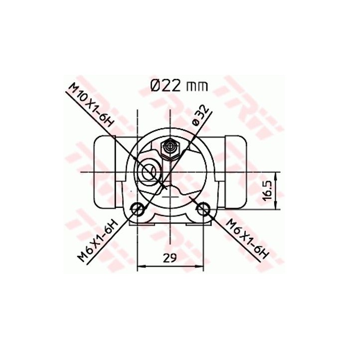TRW Radbremszylinder BWH396