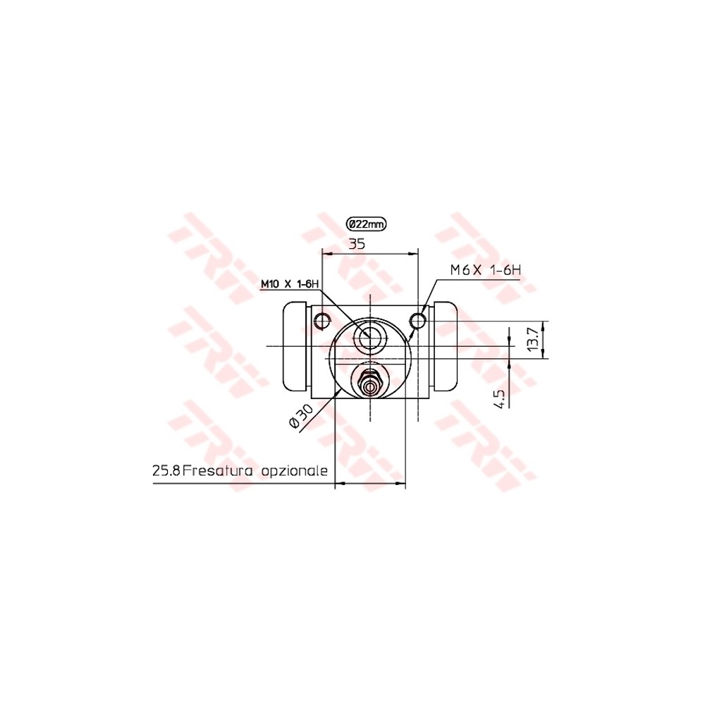 TRW Radbremszylinder BWH402