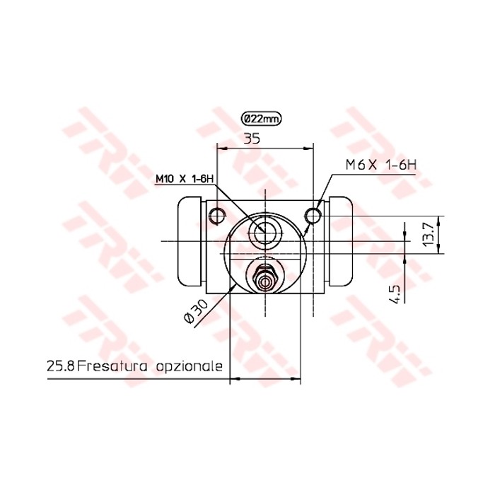TRW Radbremszylinder BWH402