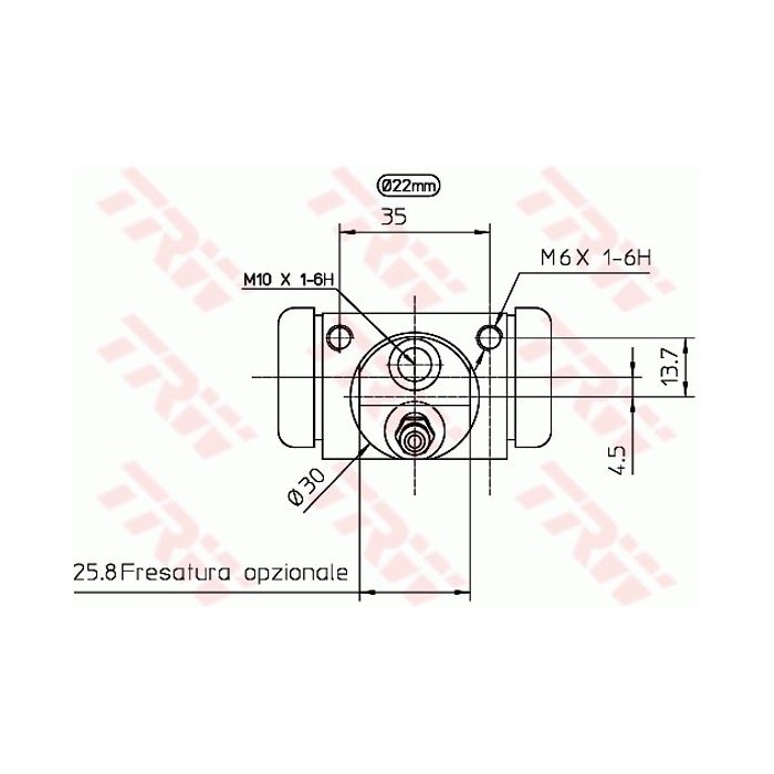 TRW Radbremszylinder BWH402