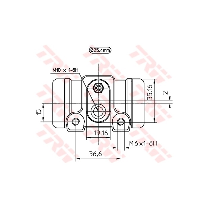 TRW Radbremszylinder BWL201