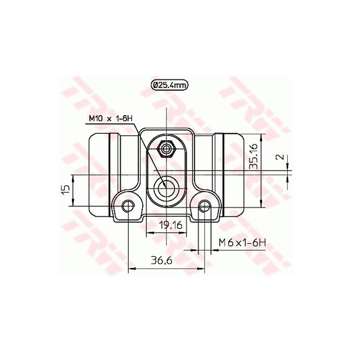 TRW Radbremszylinder BWL201