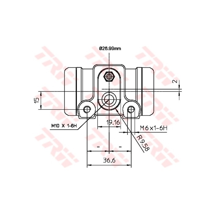 TRW Radbremszylinder BWN240