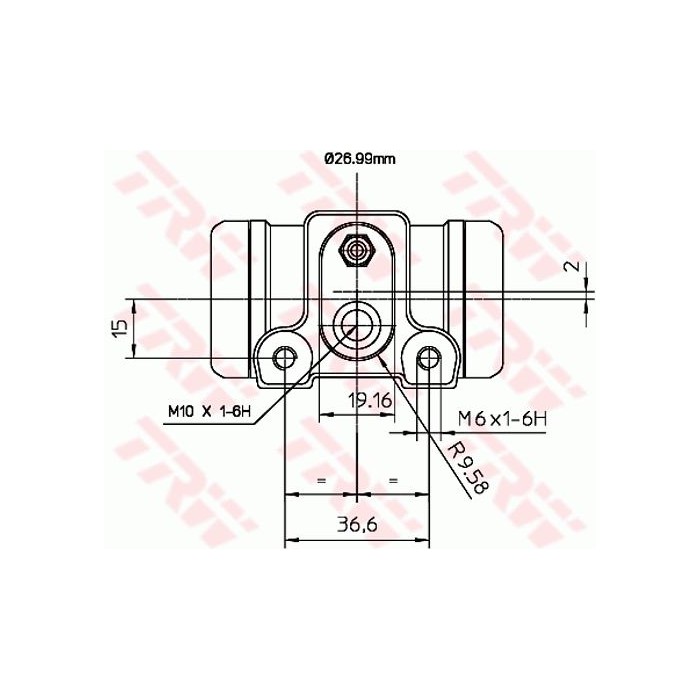 TRW Radbremszylinder BWN240