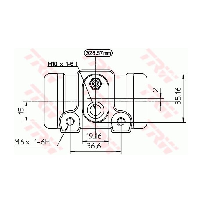 TRW Radbremszylinder BWN245