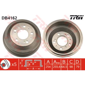 TRW Bremstrommel DB4162