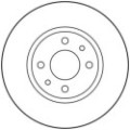TRW Bremsscheibe DF2686