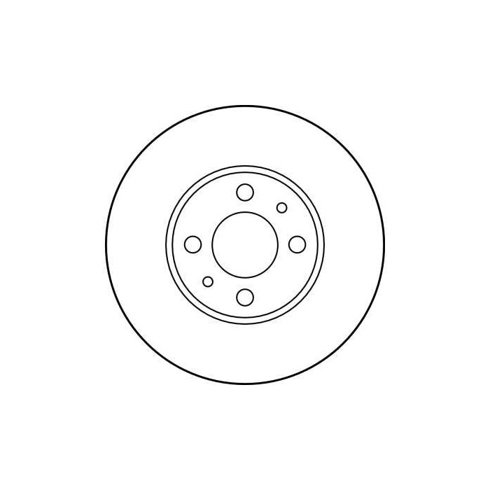 TRW Bremsscheibe DF2734