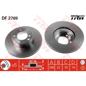 TRW Bremsscheibe DF2769