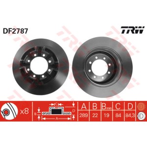 TRW Bremsscheibe DF2787