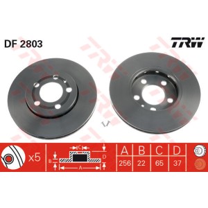TRW Bremsscheibe DF2803