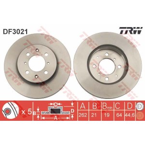 TRW Bremsscheibe DF3021