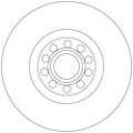 TRW Bremsscheibe DF4258S