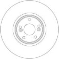 TRW Bremsscheibe DF4260S