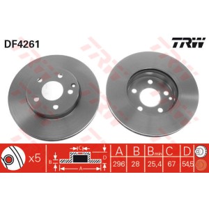TRW Bremsscheibe DF4261