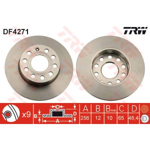 TRW Bremsscheibe DF4271