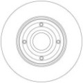 TRW Bremsscheibe DF4274S