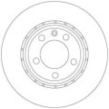 TRW Bremsscheibe DF4275S