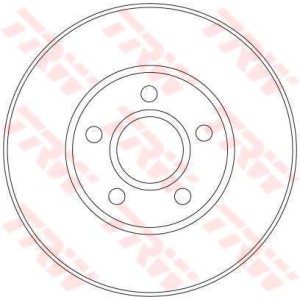 TRW Bremsscheibe DF4277