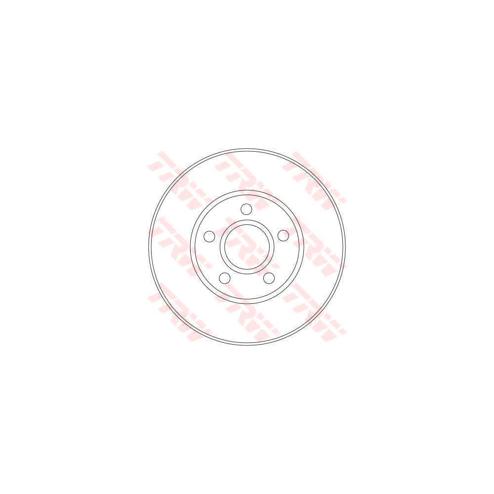 TRW Bremsscheibe DF4277