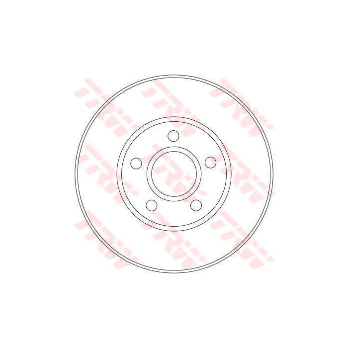 TRW Bremsscheibe DF4277