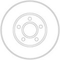 TRW Bremsscheibe DF4277