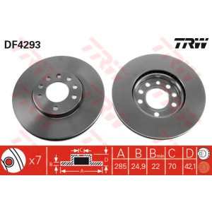 TRW Bremsscheibe DF4293