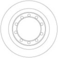 TRW Bremsscheibe DF4330
