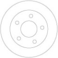 TRW Bremsscheibe DF4357