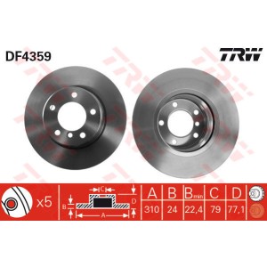 TRW Bremsscheibe DF4359
