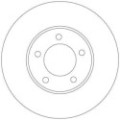 TRW Bremsscheibe DF4384